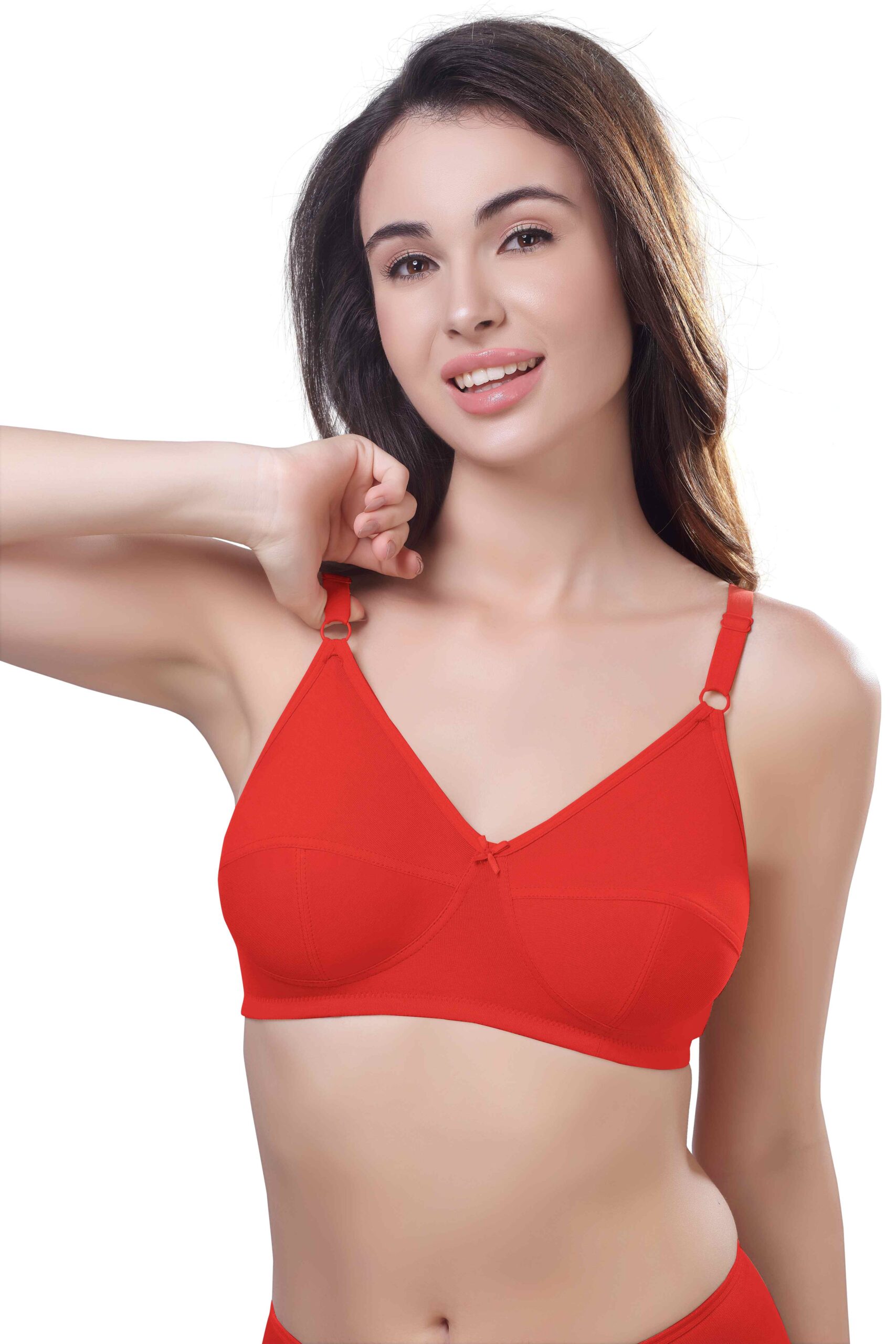 Wired Adjustable Cotton Knitted Fabric BRA (PONNIS Gold Touch)