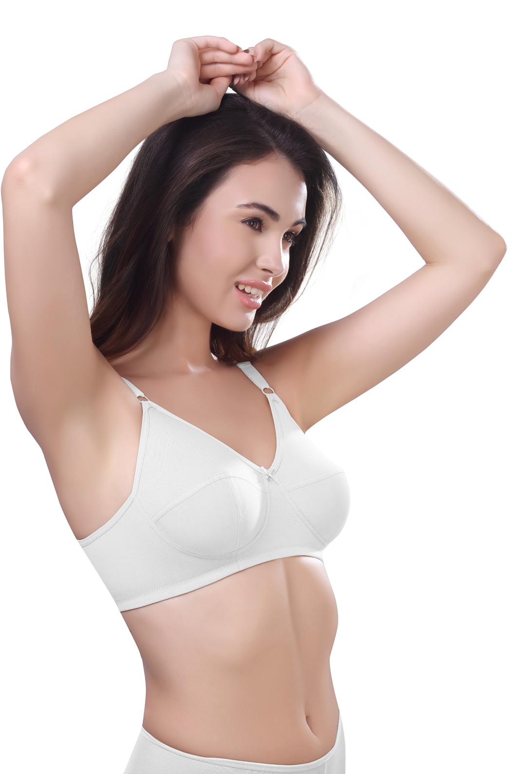 Wired Adjustable Cotton Knitted Fabric BRA (PONNIS Gold Touch) - Image 3
