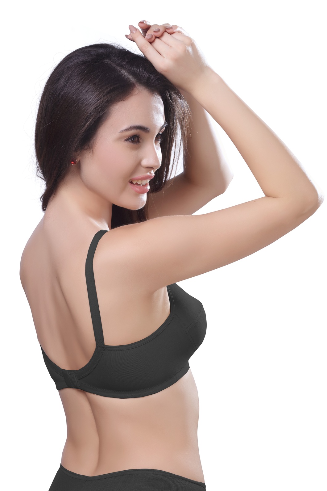 Wired Adjustable Cotton Knitted Fabric BRA (PONNIS Gold Touch) - Image 4