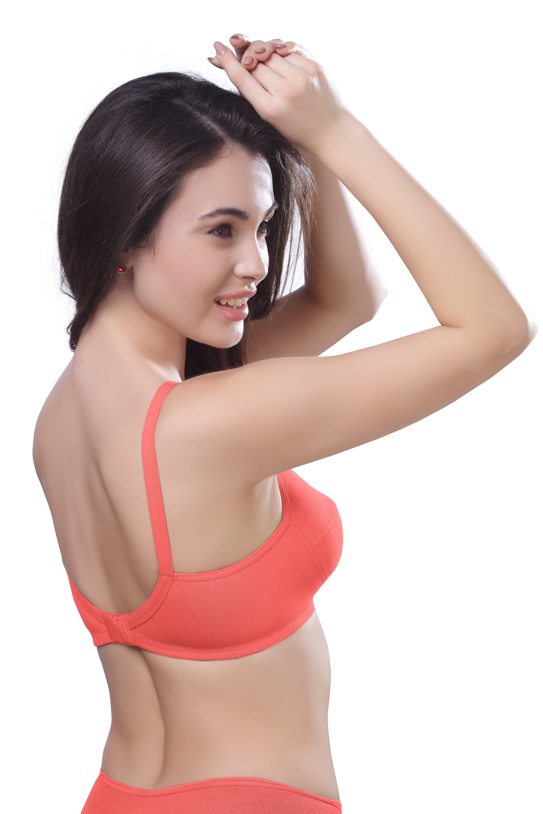 Wired Adjustable Cotton Knitted Fabric BRA (PONNIS Gold Touch) - Image 4