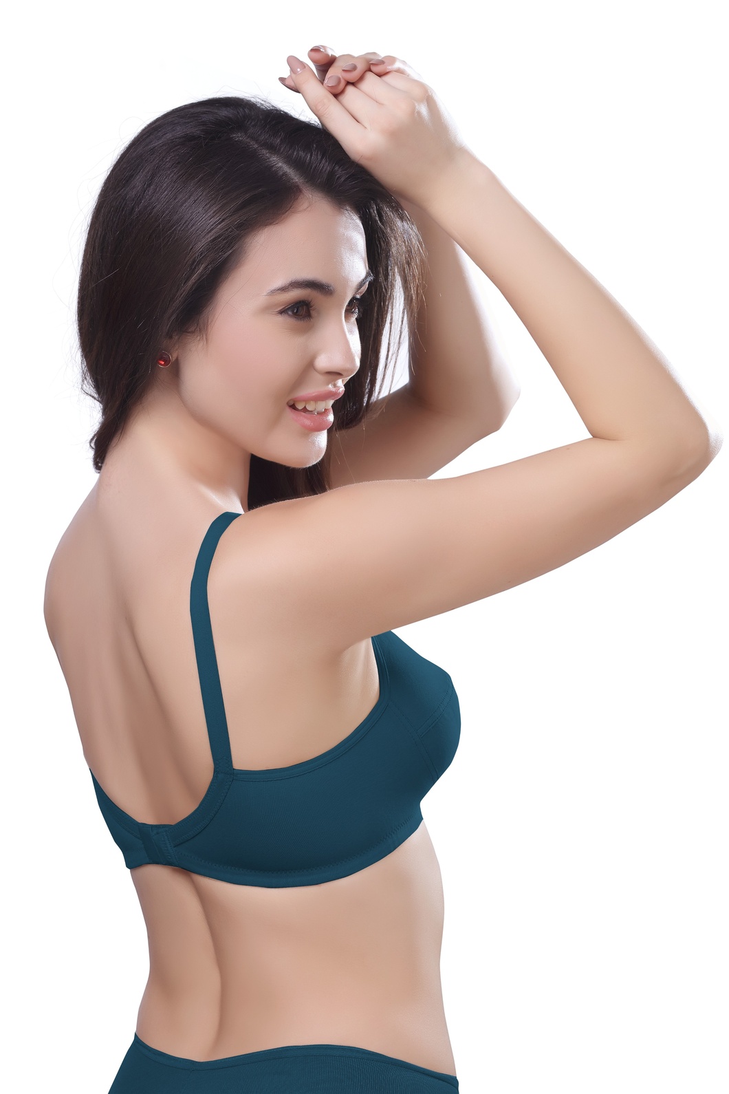 Wired Adjustable Cotton Knitted Fabric BRA (PONNIS Gold Touch) - Image 4