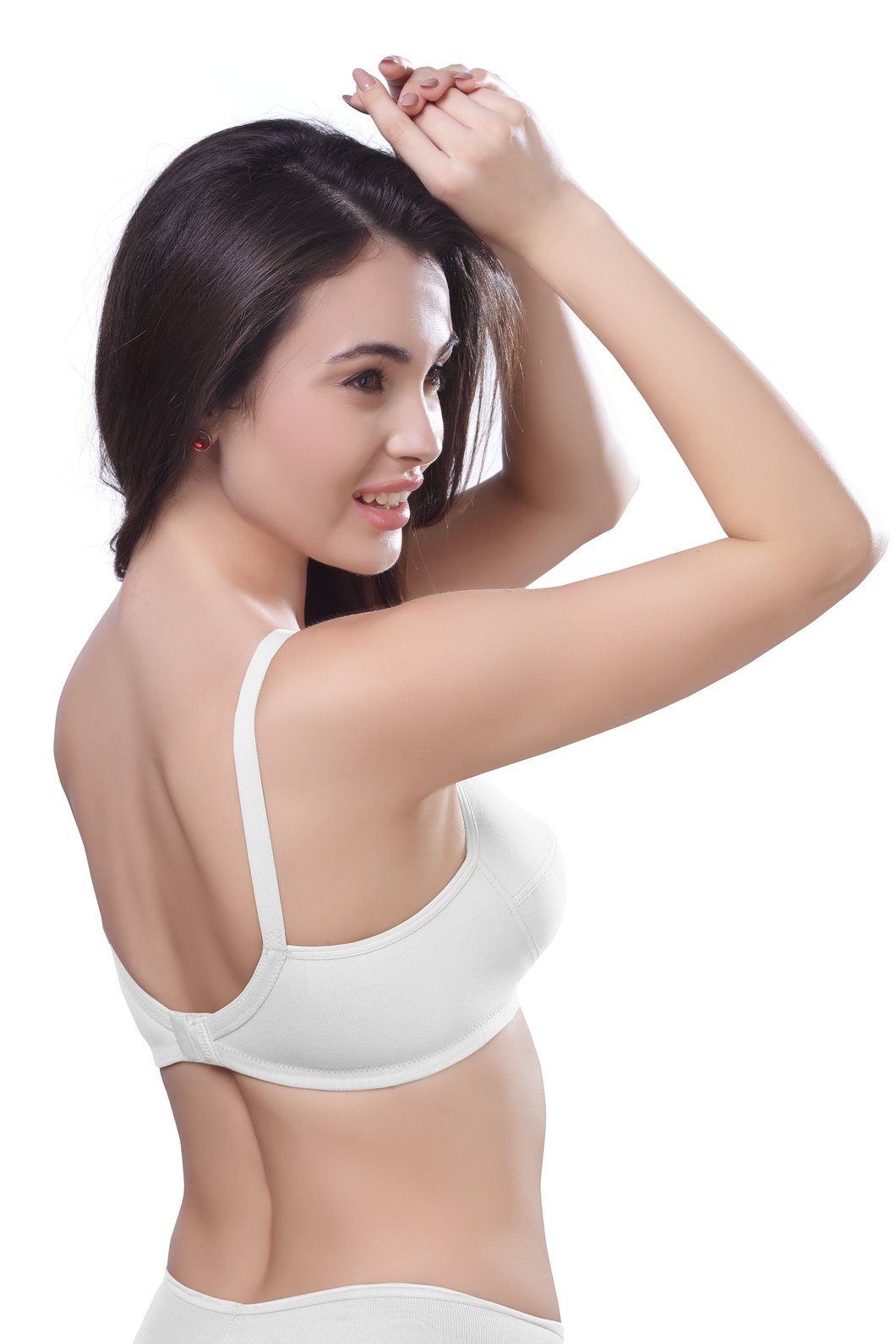 Wired Adjustable Cotton Knitted Fabric BRA (PONNIS Gold Touch) - Image 4