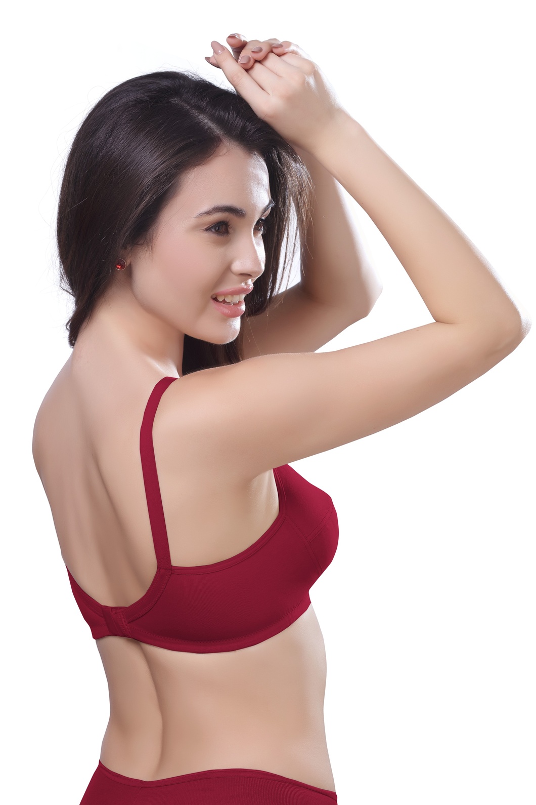 Wired Adjustable Cotton Knitted Fabric BRA (PONNIS Gold Touch) - Image 4