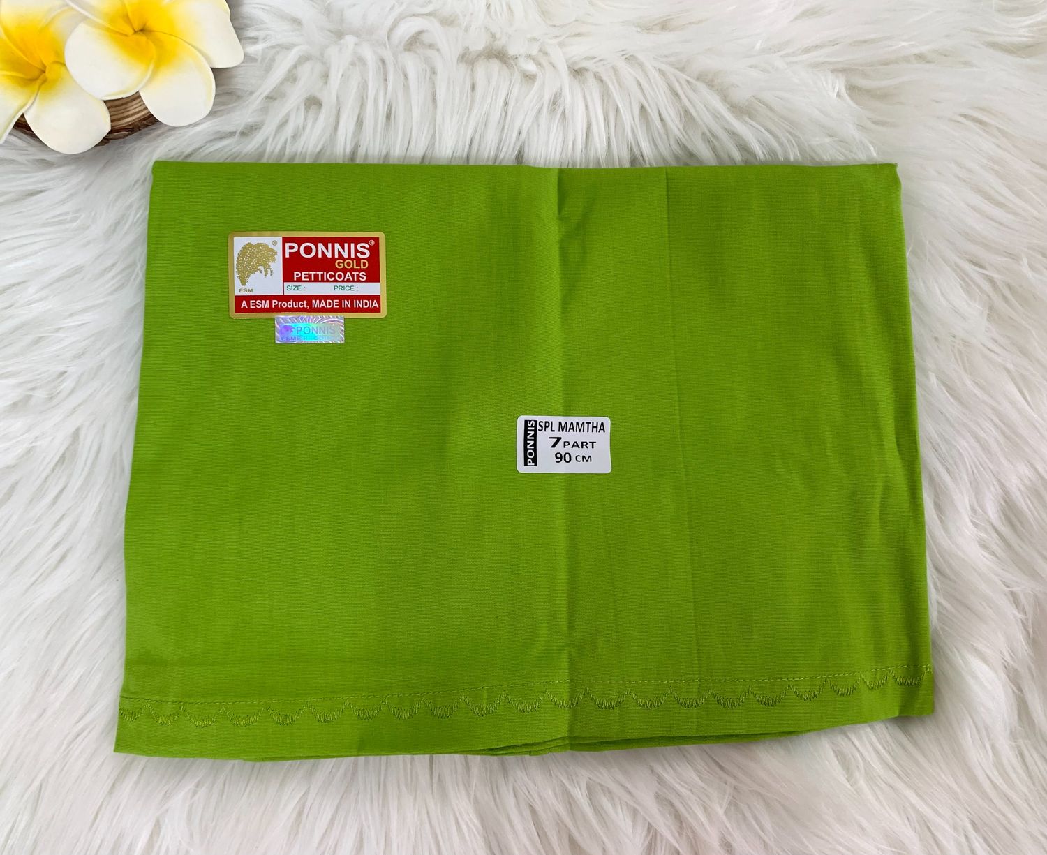 Premium Cotton Saree Inskirts in Popular Colors | Ponnis