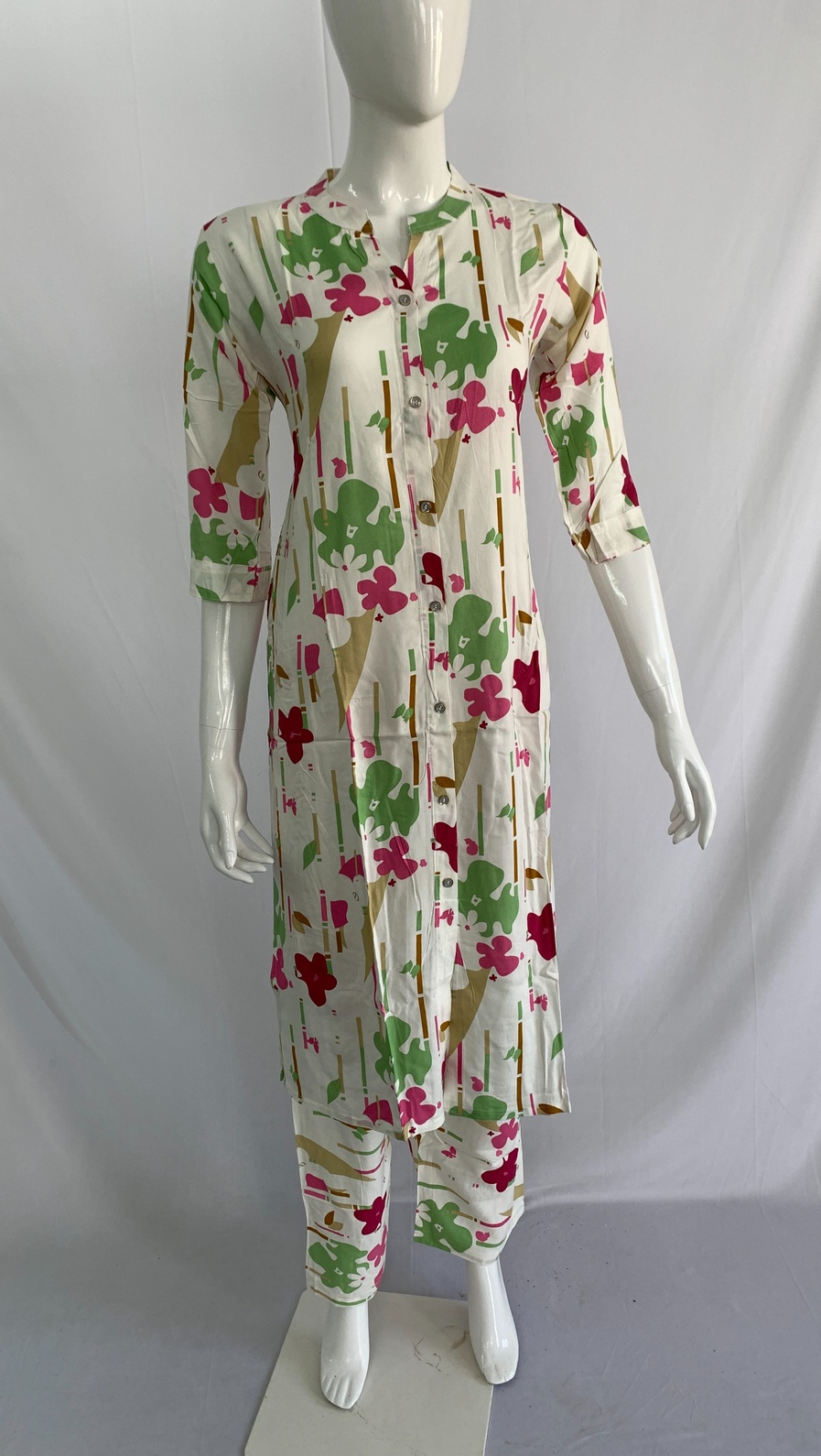 PONNIS Premium Rayon 2Pcs Co-Ord Set Detailing Printed Design/234 - Image 2