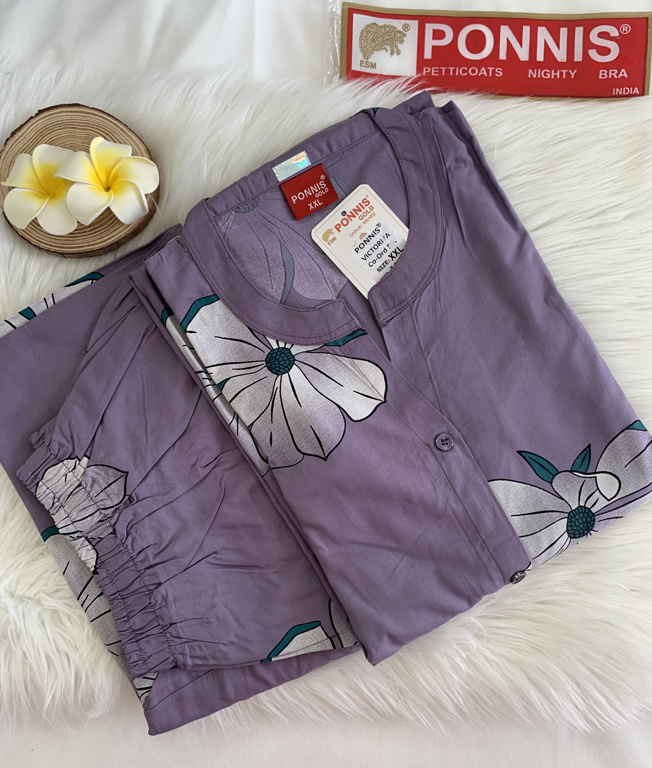 PONNIS Premium Rayon 2Pcs Co-Ord Set Detailing Printed Design/823 - Image 4