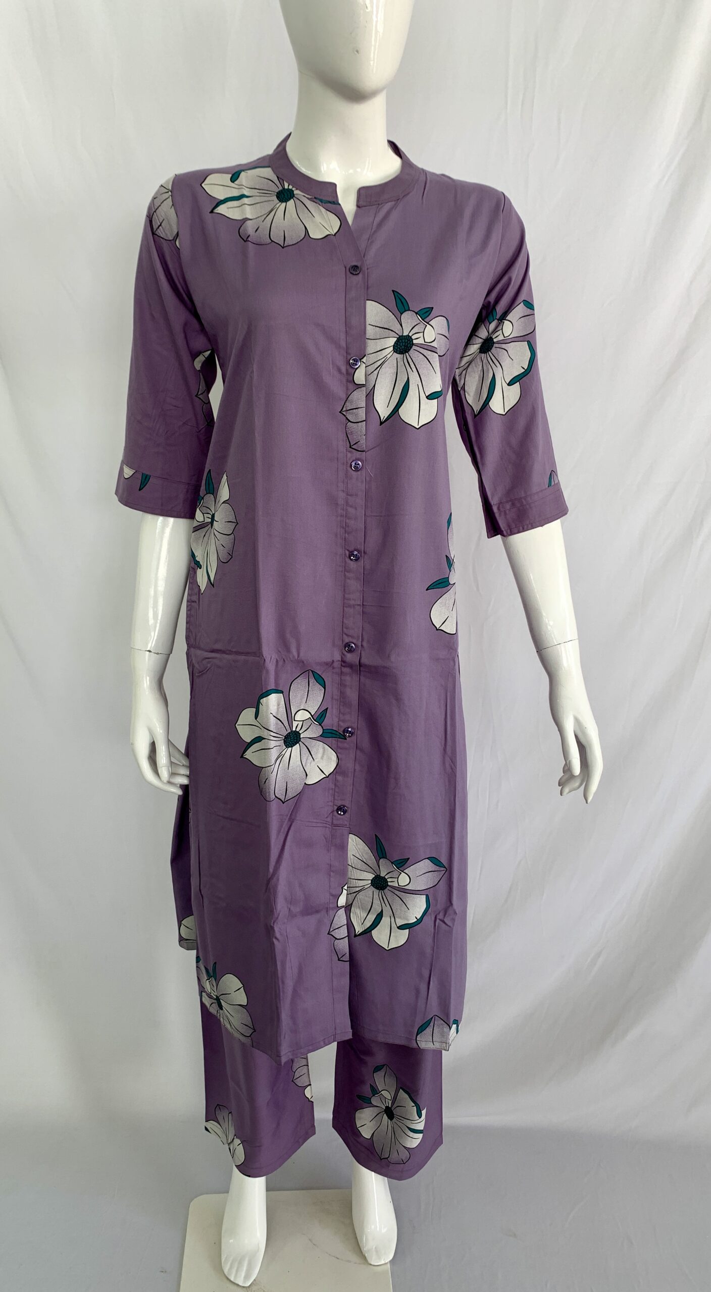 PONNIS Premium Rayon 2Pcs Co-Ord Set Detailing Printed Design/823 - Image 2