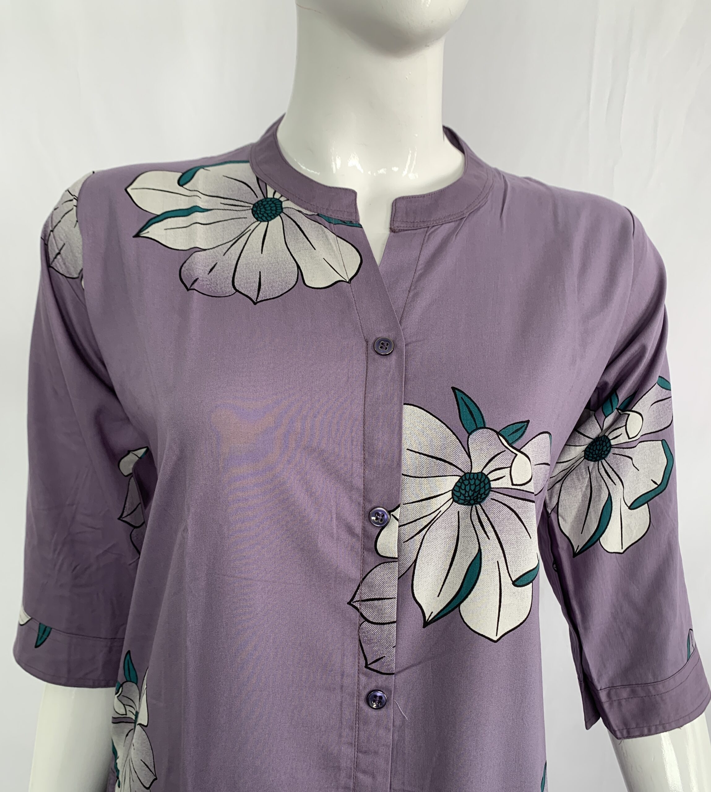 PONNIS Premium Rayon 2Pcs Co-Ord Set Detailing Printed Design/823 - Image 3
