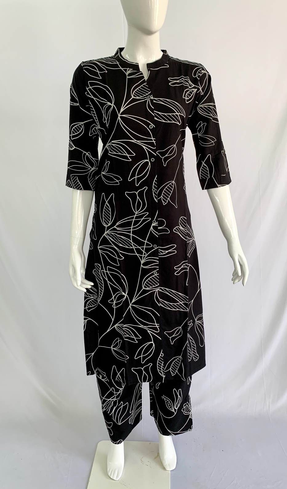PONNIS Premium 2Pcs Co-Ord Set Rayon Kurtis with Bottom/244 - Image 2