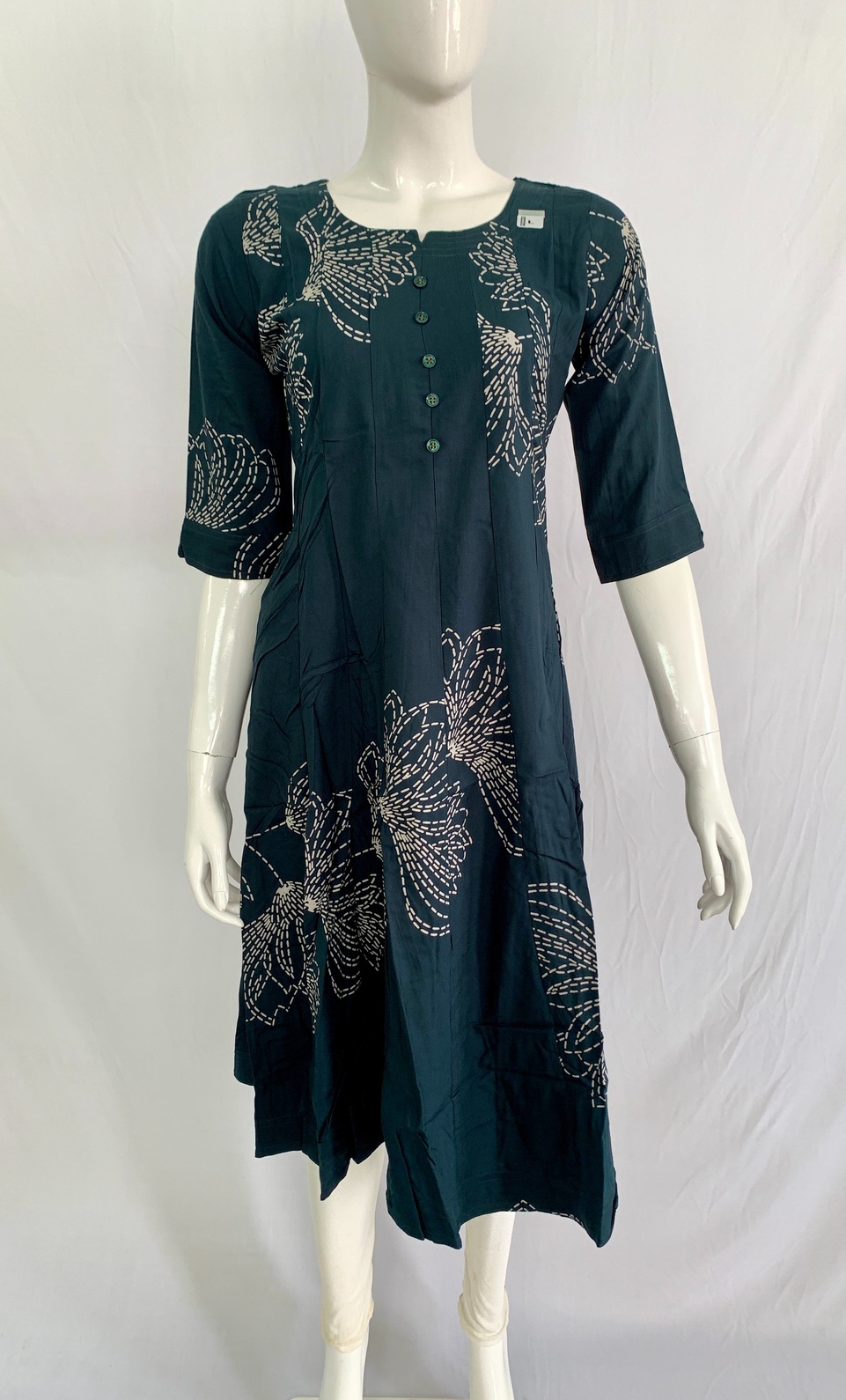 PONNIS Premium Anarkali Rayon Kurta for Women with 3/4 Sleeves | ANAR RP TOPS/652