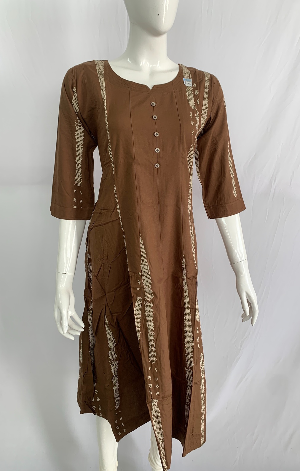 PONNIS Premium Anarkali Rayon Kurta for Women with 3/4 Sleeves | ANAR RP TOPS/658