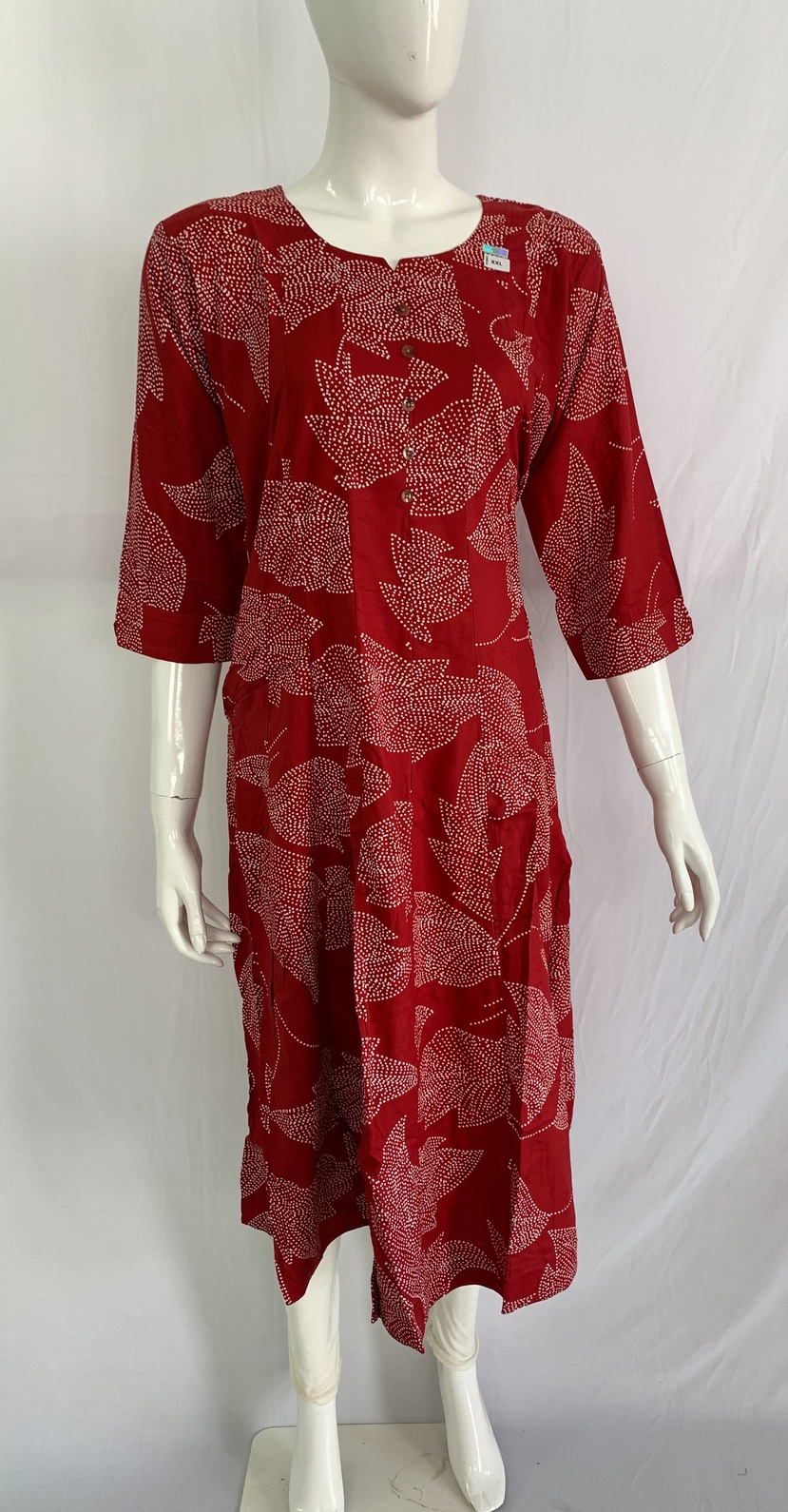PONNIS Premium Anarkali Rayon Kurta for Women with 3/4 Sleeves | ANAR RP TOPS/659