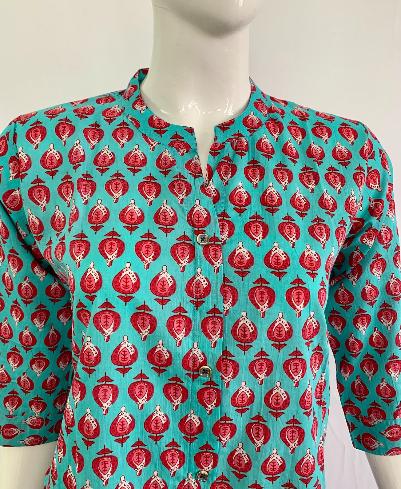 PONNIS Premium 2Pcs Co-Ord Set Cotton Kurtis with Bottom/805 - Image 2