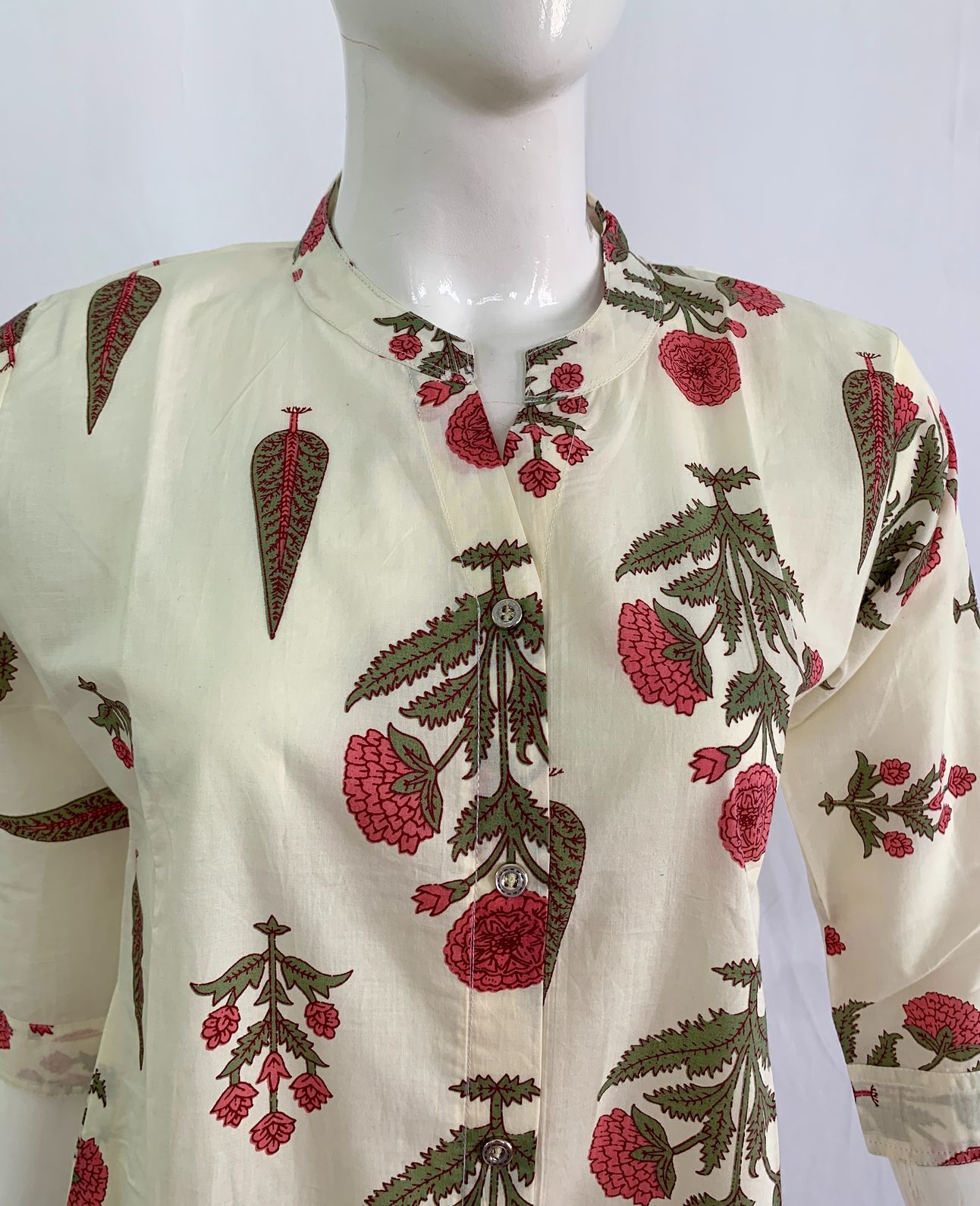 PONNIS Premium 2Pcs Co-Ord Set Cotton Kurtis with Bottom/806 - Image 3