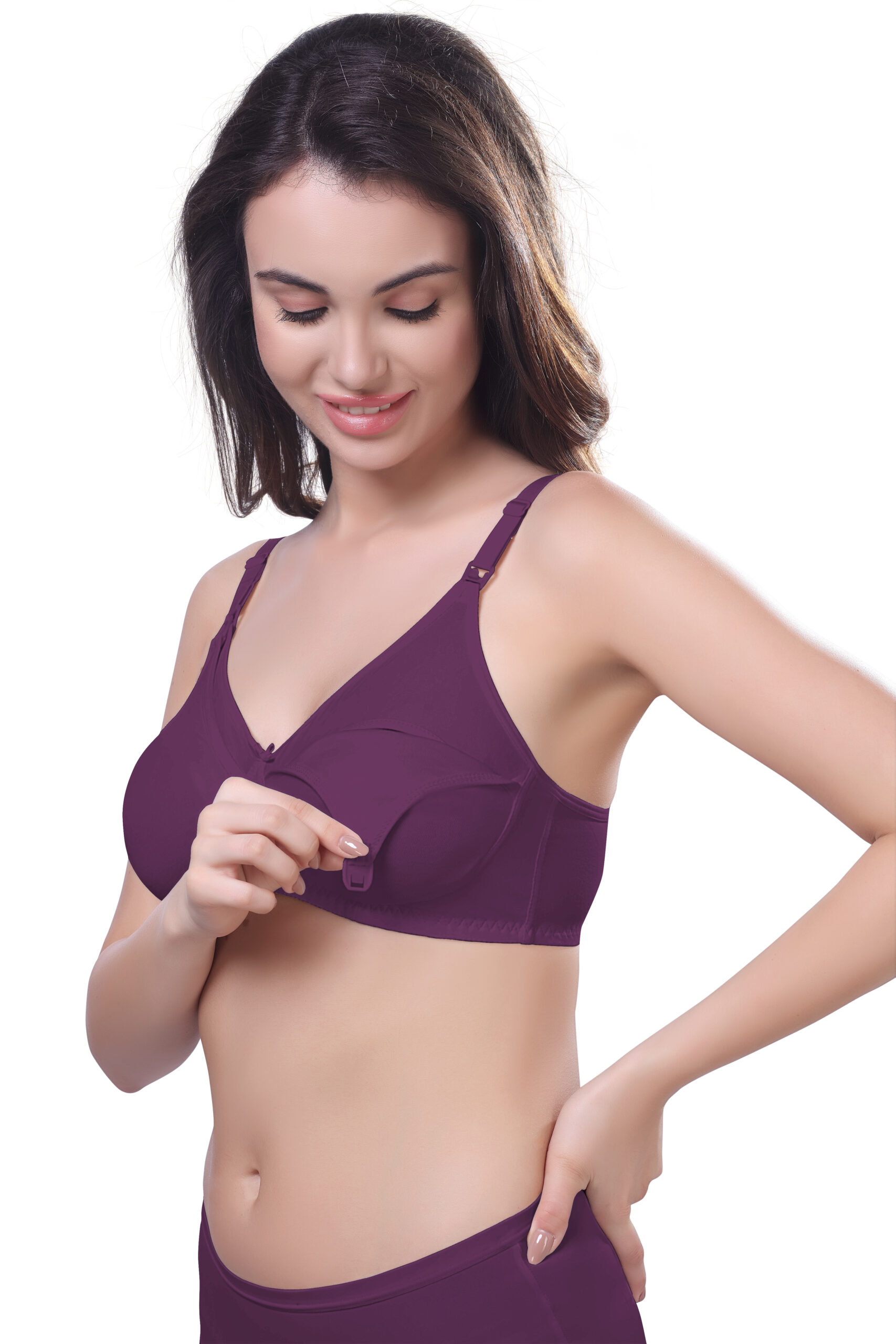 Feeding Non-Padded High Coverage Nursing BRA (PONNIS)/FB-9