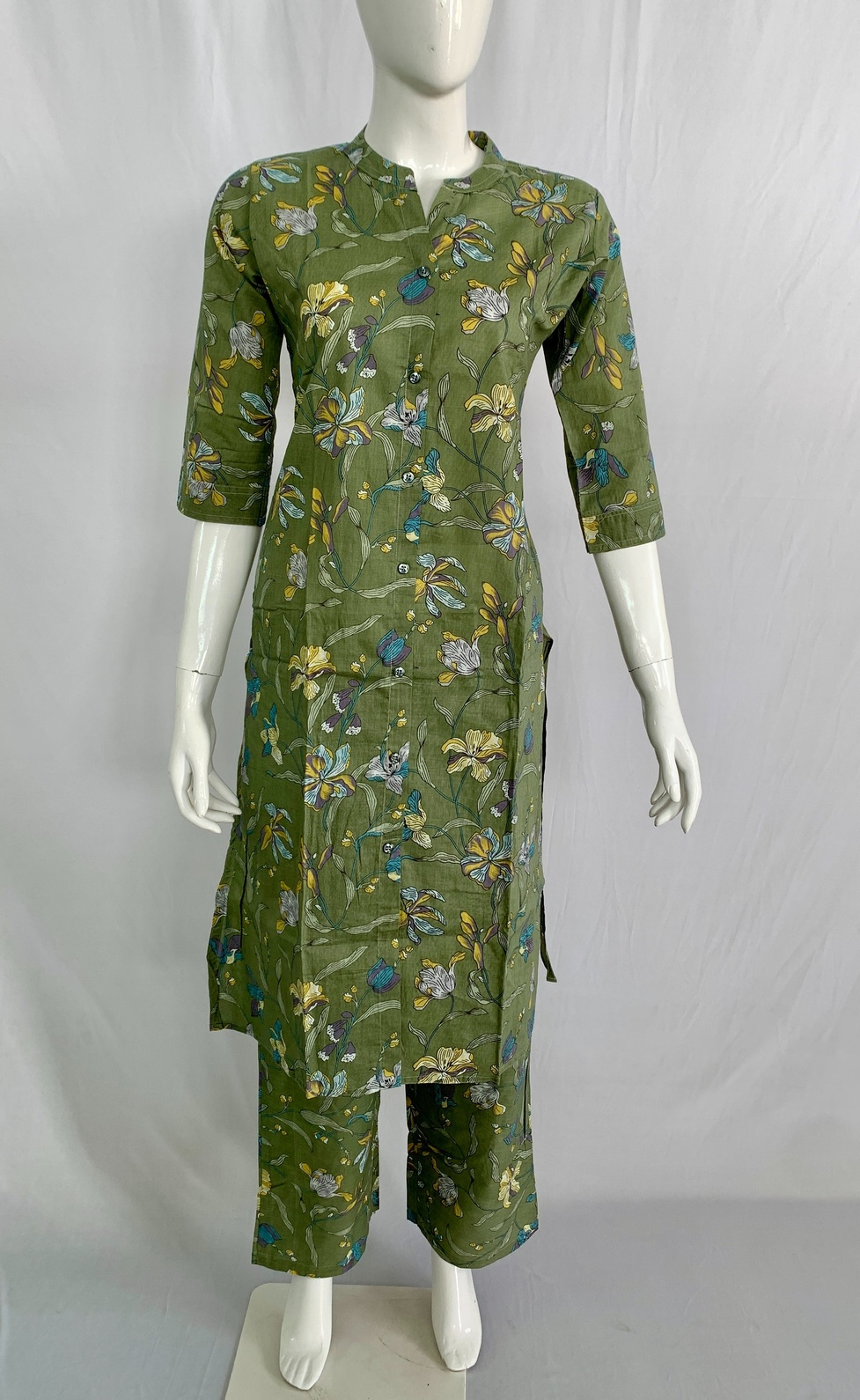 PONNIS Premium 2Pcs Co-Ord Set Cotton Kurtis with Bottom/822 - Image 2