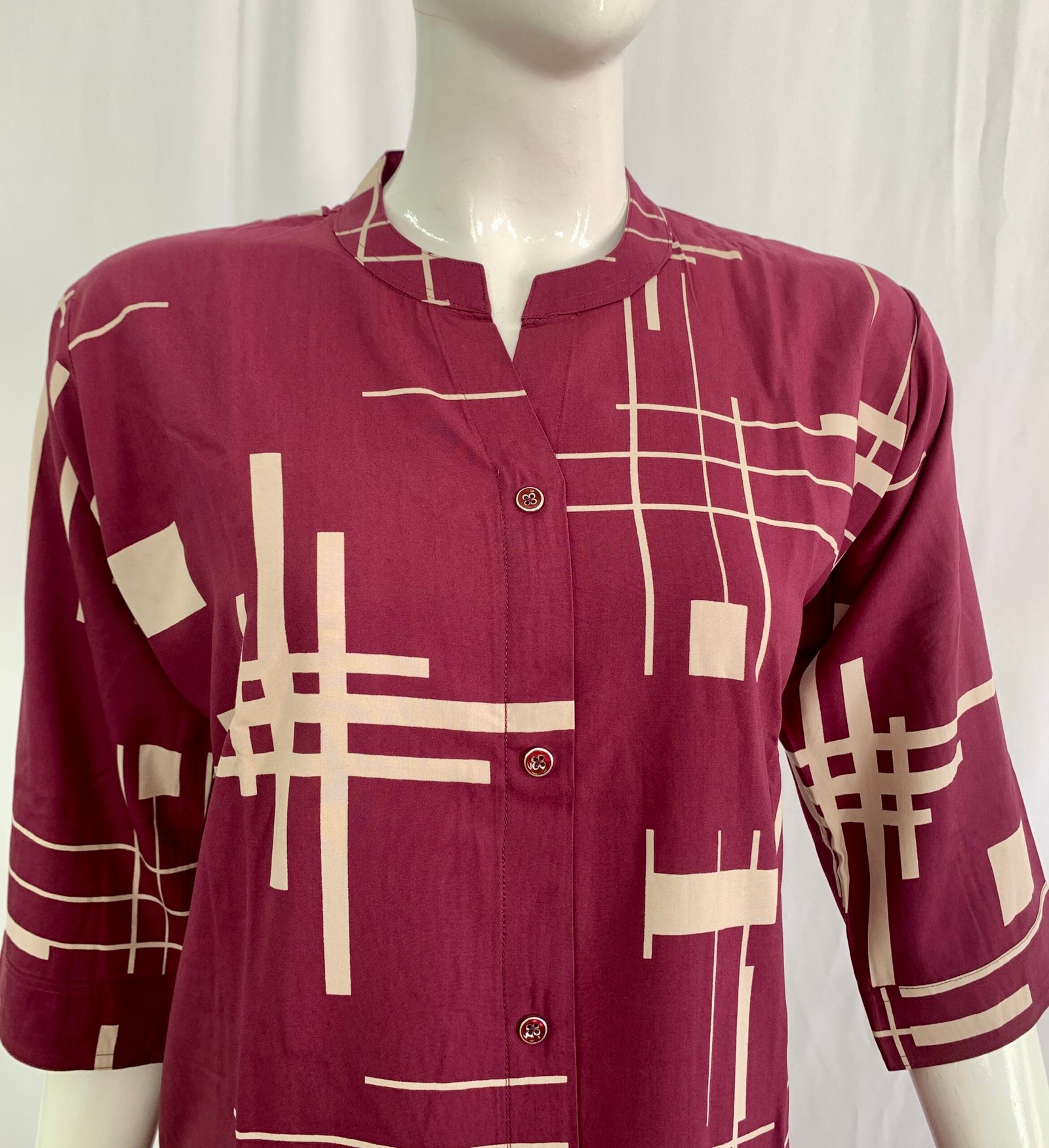 PONNIS Premium 2Pcs Co-Ord Set Rayon Kurtis with Bottom/833 - Image 3