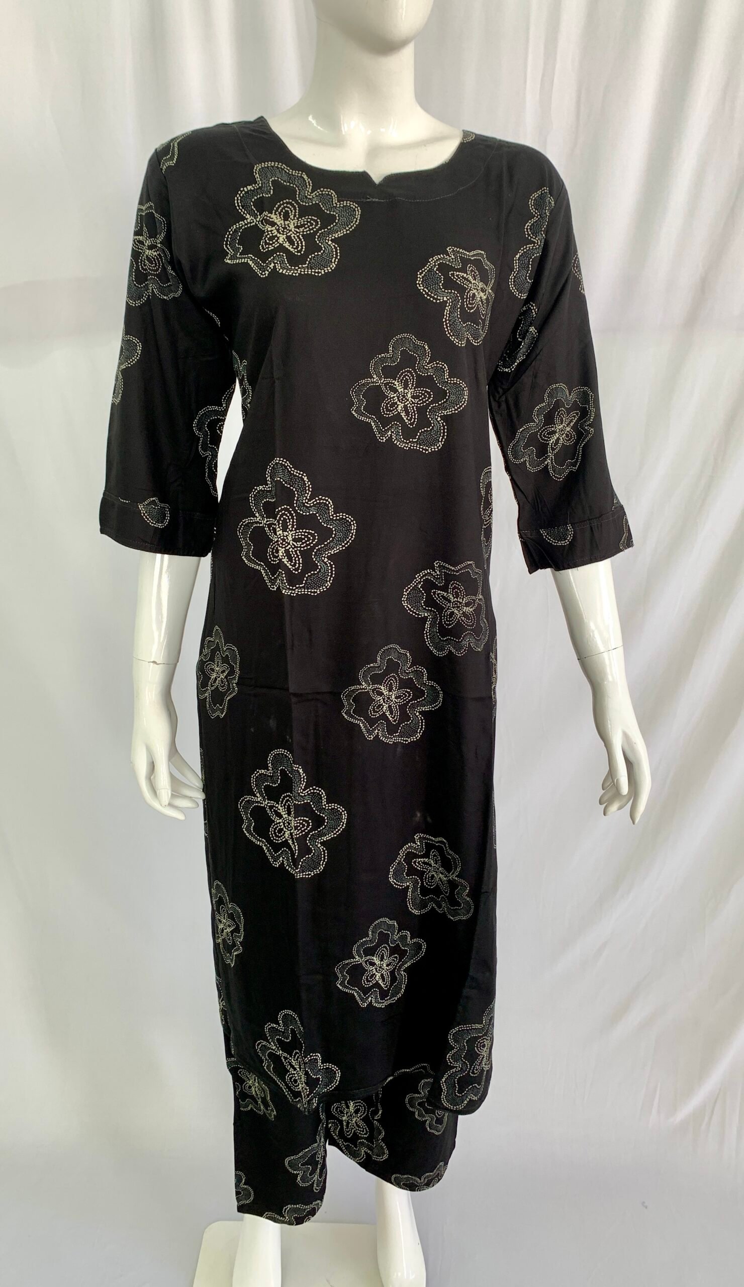 PONNIS Premium 2Pcs Co-Ord Set Rayon Kurtis with Bottom/831 - Image 2