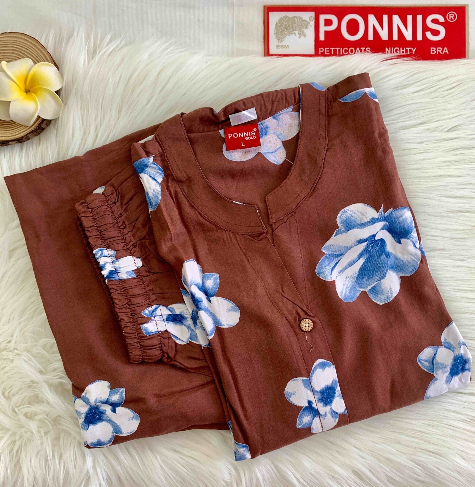 PONNIS Premium Rayon 2Pcs Co-Ord set detailing printed design/846 - Image 2